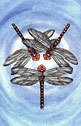 Ingrid Houwers - 3 of Hearts - dragonfly