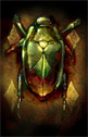 Matt Harpold - 5 of Diamonds - scarab beetle