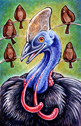 Angela Cosenzo - 5 of Spades - cassowary
