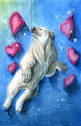 Dagmar Paseková - 6 of Hearts - polar bear