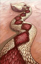 Cara Mitten - 9 of Diamonds - Lataste's viper