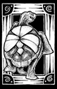 Jennifer Campbell - Ace of Clubs - desert tortoise
