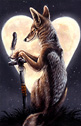 Tess Garman - Jack of Hearts - black-backed jackal