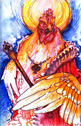 Allison Reed - King of Clubs - rooster